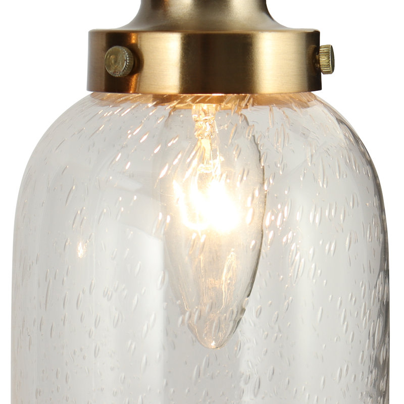 Rosdorf Park ConnieAgnes 3 Light Black/Copper Kitchen Island Pendant